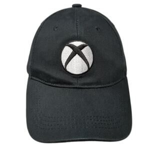 XBOX Snapback Cap Black One Size Adjustable Embroidered 6 Panel